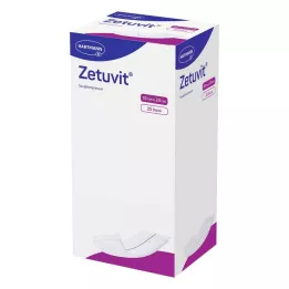 ZETUVIT Vpojne komprese sterilne 10x20 cm, 25 kos