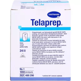 TELAPREP Priprava brisa nesterilna velikost 1 mala, 1000 kosov