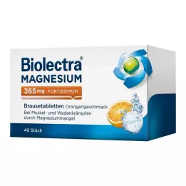BIOLECTRA Magnezij 365 mg fortissimum Orange, 40 kos