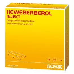 HEWEBERBEROL ampule za injiciranje, 100 kos