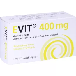 EVIT 400 mehkih kapsul, 60 kos