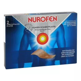 NUROFEN 24-urni protibolečinski obliž 200 mg, 2 kom