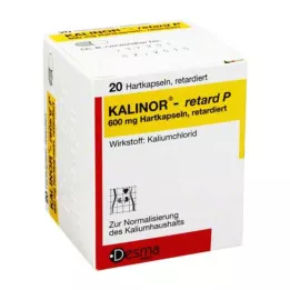 KALINOR retard P 600 mg trde kapsule, 20 kos