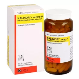 KALINOR retard P 600 mg trde kapsule, 100 kos