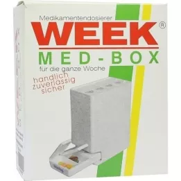 MEDIKAMENTENDISPENSER 7 dni zelena, 1 kos
