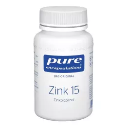PURE ENCAPSULATIONS Cink 15 cinkov pikolinat kapsule, 180 kosov