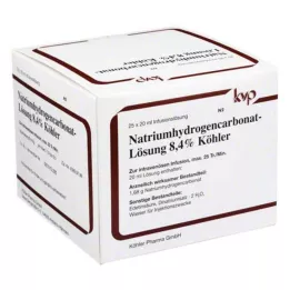 NATRIUMHYDROGENCARBONAT-Raztopina 8,4% Köhler, 25X20 ml