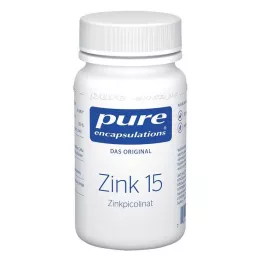 PURE ENCAPSULATIONS Cink 15 cinkov pikolinat kapsule, 60 kos