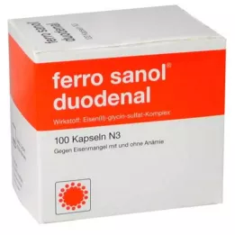 FERRO SANOL duodenalne trde kapsule z msr obloženimi peletami, 100 kom