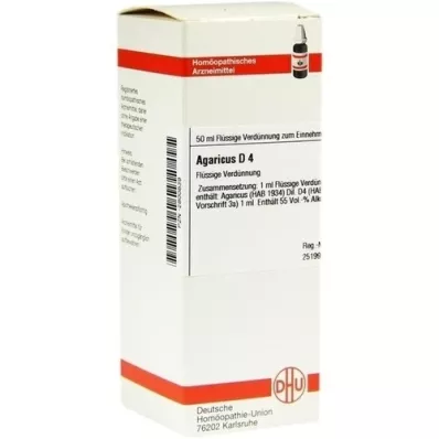AGARICUS D 4 razredčitev, 50 ml