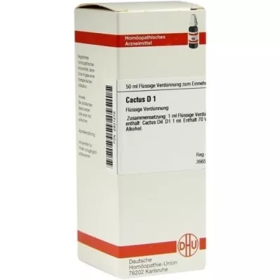 CACTUS D 1 razredčitev, 50 ml CACTUS D 1 razredčitev, 50 ml