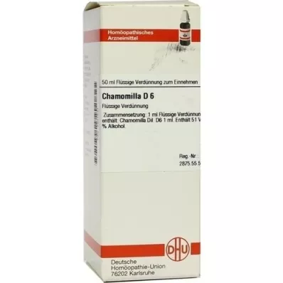 CHAMOMILLA D 6 Razredčitev, 50 ml