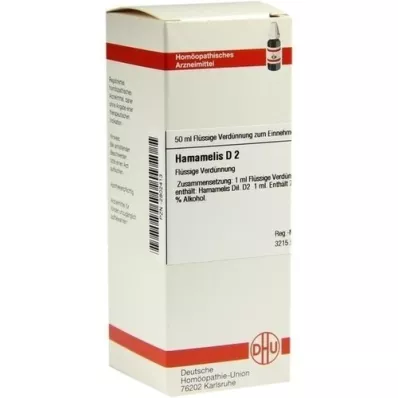 HAMAMELIS D 2 Razredčitev, 50 ml HAMAMELIS D 2 Razredčitev, 50 ml