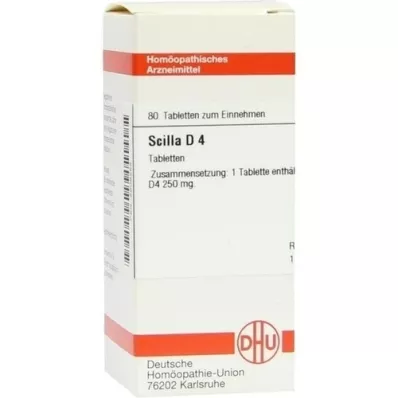SCILLA D 4 tablete, 80 kos SCILLA D 4 tablete, 80 kos