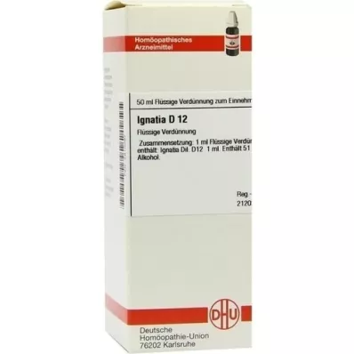 IGNATIA D 12 Razredčitev, 50 ml IGNATIA D 12 Razredčitev, 50 ml