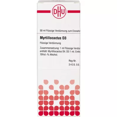 MYRTILLOCACTUS D 3 Razredčitev, 50 ml