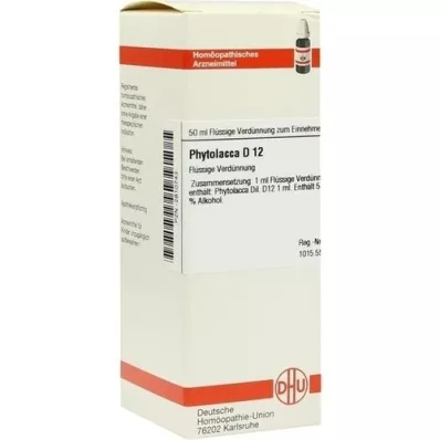 PHYTOLACCA D 12 Razredčitev, 50 ml