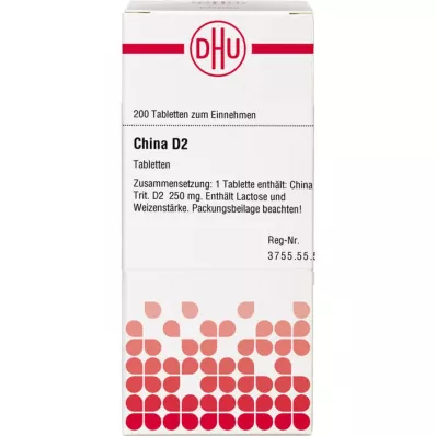 CHINA D 2 tableti, 200 kos CHINA D 2 tableti, 200 kos