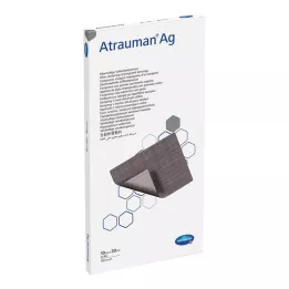 ATRAUMAN Ag 10x20 cm sterilne komprese, 10 kos