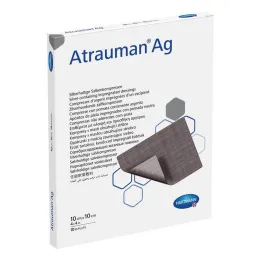 Atrauman Ag 10x10 cm sterilne komprese, 10 kos