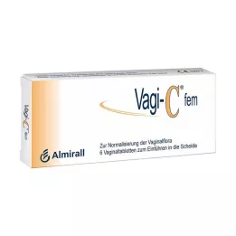 VAGI C Fem vaginalne tablete, 6 kom