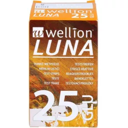 WELLION LUNA Listički za merjenje glukoze v krvi, 25 kos