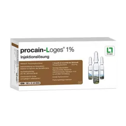 PROCAIN-Loges 1% raztopina za injiciranje ampule, 50X2 ml