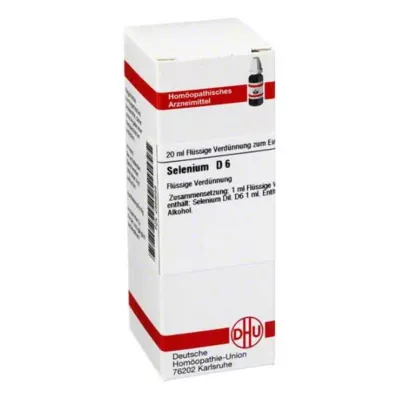 SELENIUM D 6 Razredčitev, 20 ml SELENIUM D 6 Razredčitev, 20 ml