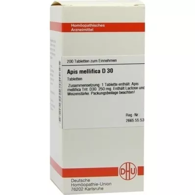 APIS MELLIFICA D 30 tablet, 200 kos APIS MELLIFICA D 30 tablet, 200 kos