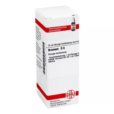 BROMUM D 6 Razredčitev, 20 ml