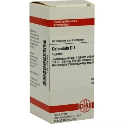 CALENDULA D 1 tableta, 80 kos CALENDULA D 1 tableta, 80 kos