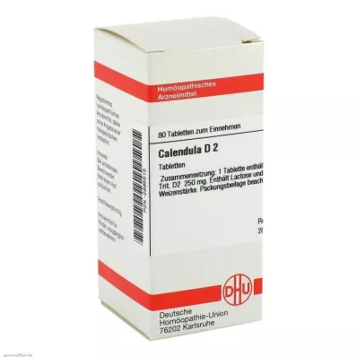 CALENDULA D 2 tableti, 80 kos