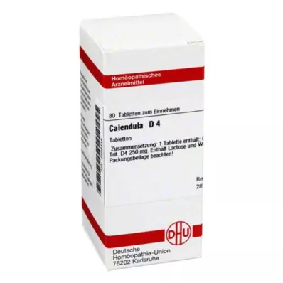 CALENDULA D 4 tablete, 80 kos
