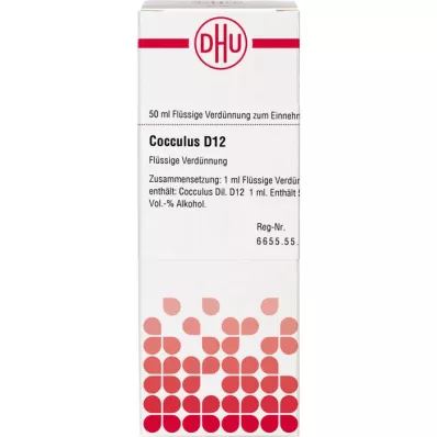 COCCULUS D 12 Razredčitev, 50 ml
