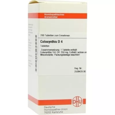 COLOCYNTHIS D 4 tablete, 200 kos COLOCYNTHIS D 4 tablete, 200 kos