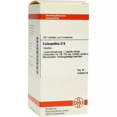 COLOCYNTHIS D 6 tablet, 200 kos