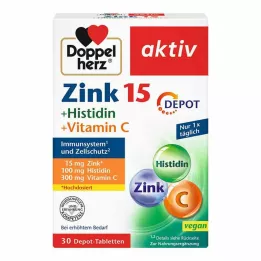 DOPPELHERZ Cink+Histidin Depot tablete active, 30 kom