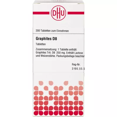 GRAPHITES D 8 tablet, 200 kos GRAPHITES D 8 tablet, 200 kos