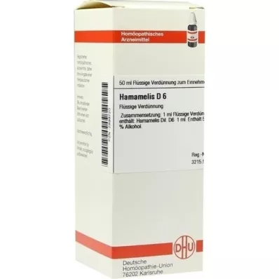 HAMAMELIS D 6 Razredčitev, 50 ml HAMAMELIS D 6 Razredčitev, 50 ml