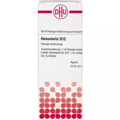 HAMAMELIS D 12 Razredčitev, 50 ml HAMAMELIS D 12 Razredčitev, 50 ml
