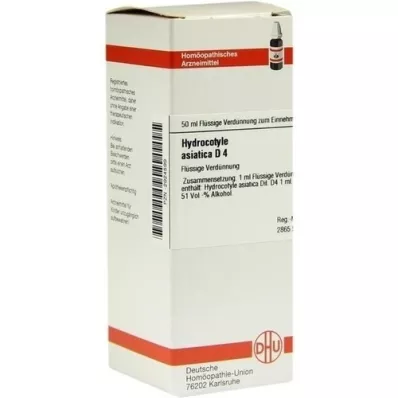 HYDROCOTYLE asiatica D 4 razredčitev, 50 ml HYDROCOTYLE asiatica D 4 razredčitev, 50 ml