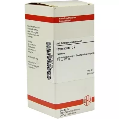 HYPERICUM D 2 tableti, 200 kos