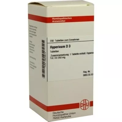 HYPERICUM D 3 tablete, 200 kos