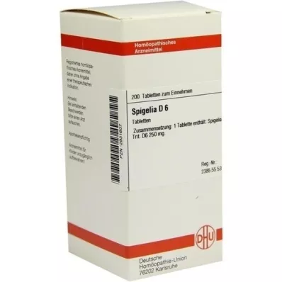 SPIGELIA D 6 tablet, 200 kos SPIGELIA D 6 tablet, 200 kos