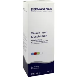 DERMASENCE Losjon za umivanje in tuširanje, 200 ml