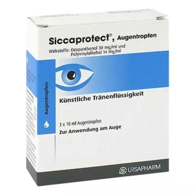 SICCAPROTECT Kapljice za oko, 3X10 ml SICCAPROTECT Kapljice za oko, 3X10 ml