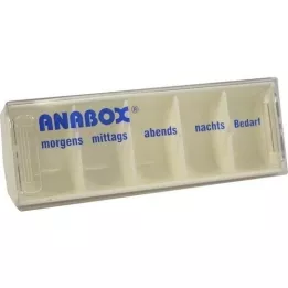 ANABOX Dnevna škatla bela, 1 kos