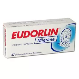 EUDORLIN Migrena filmsko obložene tablete, 20 kos