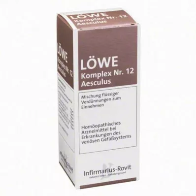 LÖWE KOMPLEX No.12 Aesculus kapljice, 100 ml LÖWE KOMPLEX No.12 Aesculus kapljice, 100 ml