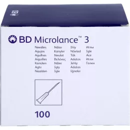 BD MICROLANCE Kanila 26 G 3/8 0,45x10 mm, 100 kos